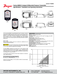 Thumbnail of document Manual - 668B/D Compact Differential Pressure Transmitters